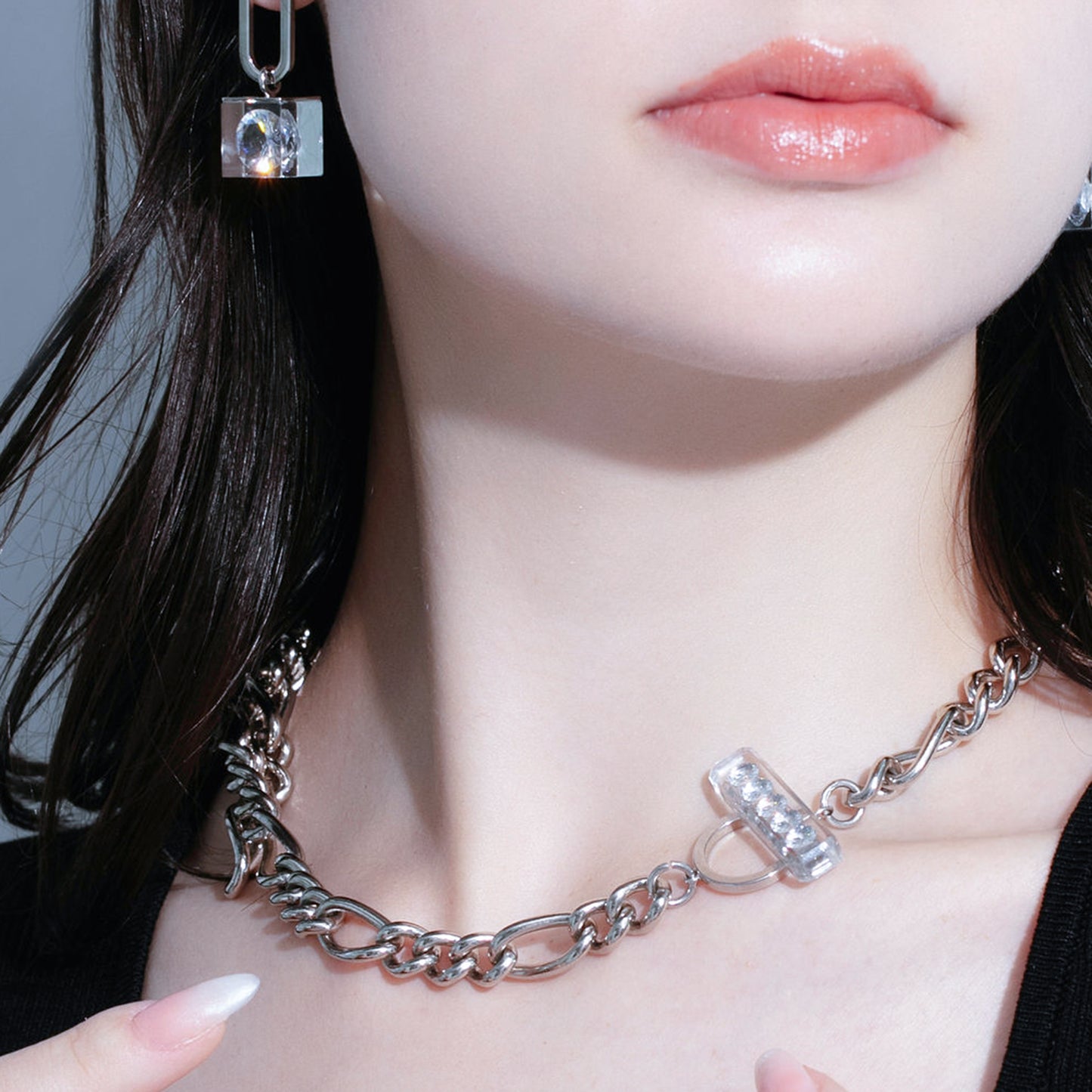 Glam Chain Mantel Necklace