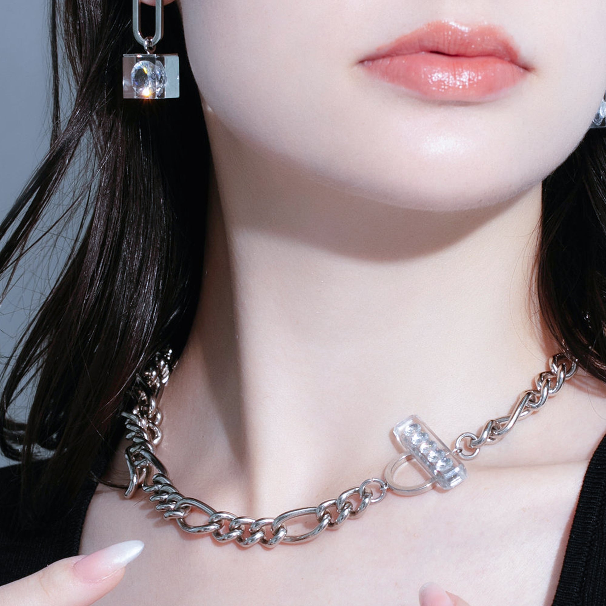Glam Chain Mantel Necklace – iostudio