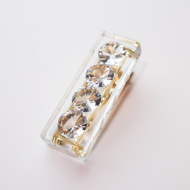 Jewelry clip happiness-gold & silver