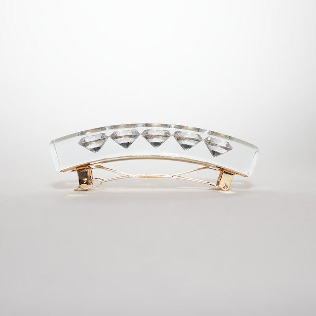 Jewelry Barrette happiness-gold & silver