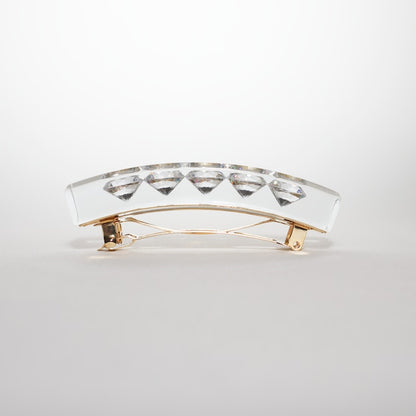 Jewelry Barrette happiness-gold & silver