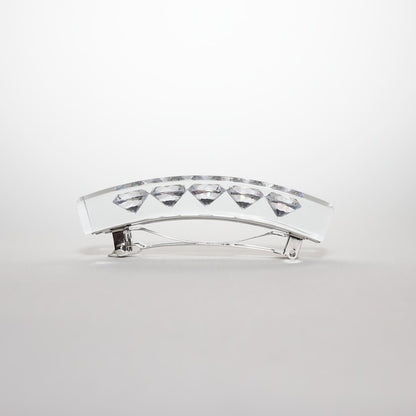 Jewelry Barrette happiness-gold & silver