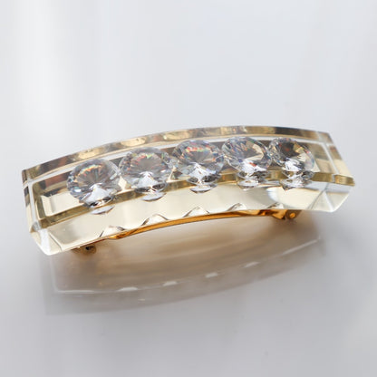 Jewelry Barrette happiness-gold & silver