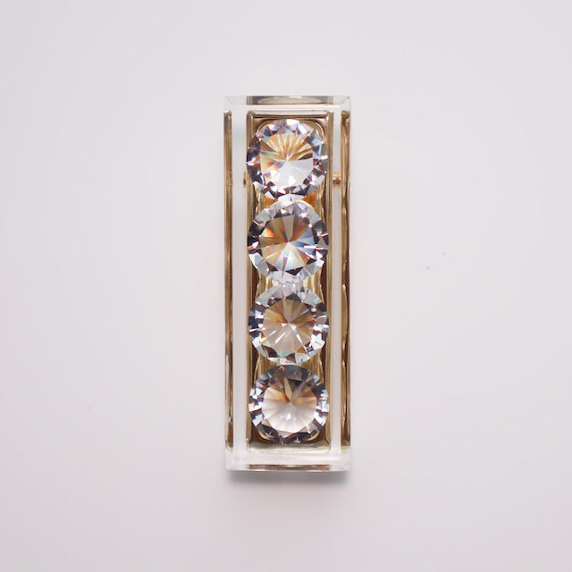 Jewelry clip happiness-gold & silver